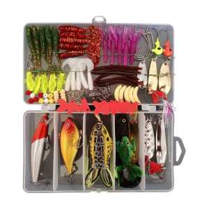 umpan pancing set murah lengkap Fishing Bait Kit 91PCS - DWS250-B