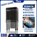 TIXX 50L Air Cooler fan with ice box inverter 40L/50L/55L large water tank Home Water Tank Mobile Air Conditioner. 