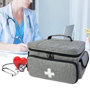 Large-Capacity Box Layered Household First Aid Kits Boxes Cabinet Portable Fabric Storage Bag