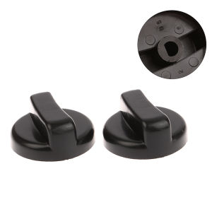 Fantic 2PCS 8mm General Plastic Handle Gas Stove Replacement Control Switch Knob Range Oven Knob For Benchtop
