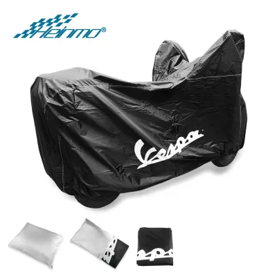 For Vespa Motorcycle Waterproof Rain Cover UV Protection Motorbike Outdoor Dust Rain Cover LX Sprint GTS Primavera