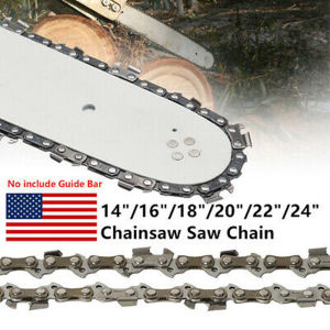 LazaraHome 10/12/14/16/18/20/22 inch Chainsaw Chains 86 Drive Links Universal Chainsaw Saw Chain