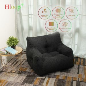 Hloop Charlee Single Sofa - Sofa Bean  Bag - Sofa - Sofa Malas - Sofa Tatami - Sofa Anak - Sofa Ruang Tamu - Sofa Kamar - Butiran Sterofoam