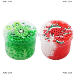 [COD] Auto Stuff Dâu Tây đám mây giòn Slime Kit bọt bóng trái cây sprinkles Slime Đồ chơi Quà tặng sinh nhật đảng ủng hộ cho cô gái và chàng trai