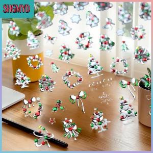 【SHGMYD】เข็มกลัดไว้อาลัยโบว์ไว้ทุกข์ เข็มกลัดไว้ทุก ไฟสีสันสดใสสไตล์น่ารักสำหรับเทศกาลคริสต์มาสสติกเกอร์ติดเล็บลายจุดสำหรับตกแต่งเล็บรูปโบว์ตกแต่งเล็บ