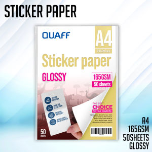 Lineworks QUAFF 165gsm Sticker Paper Matte/Glossy for Labelling and Decal Printing A4 Size 20sheets/50sheets