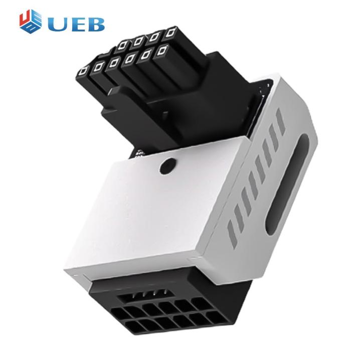 600W 12 + 4pin อะแดปเตอร์5.0 PCIe 16pin 12VHPWR GPU ตัวผู้เป็นคอนเนคเตอร์ตัวเมียสำหรับ3090Ti RTX 4070Ti กราฟิกการ์ด4080 4090