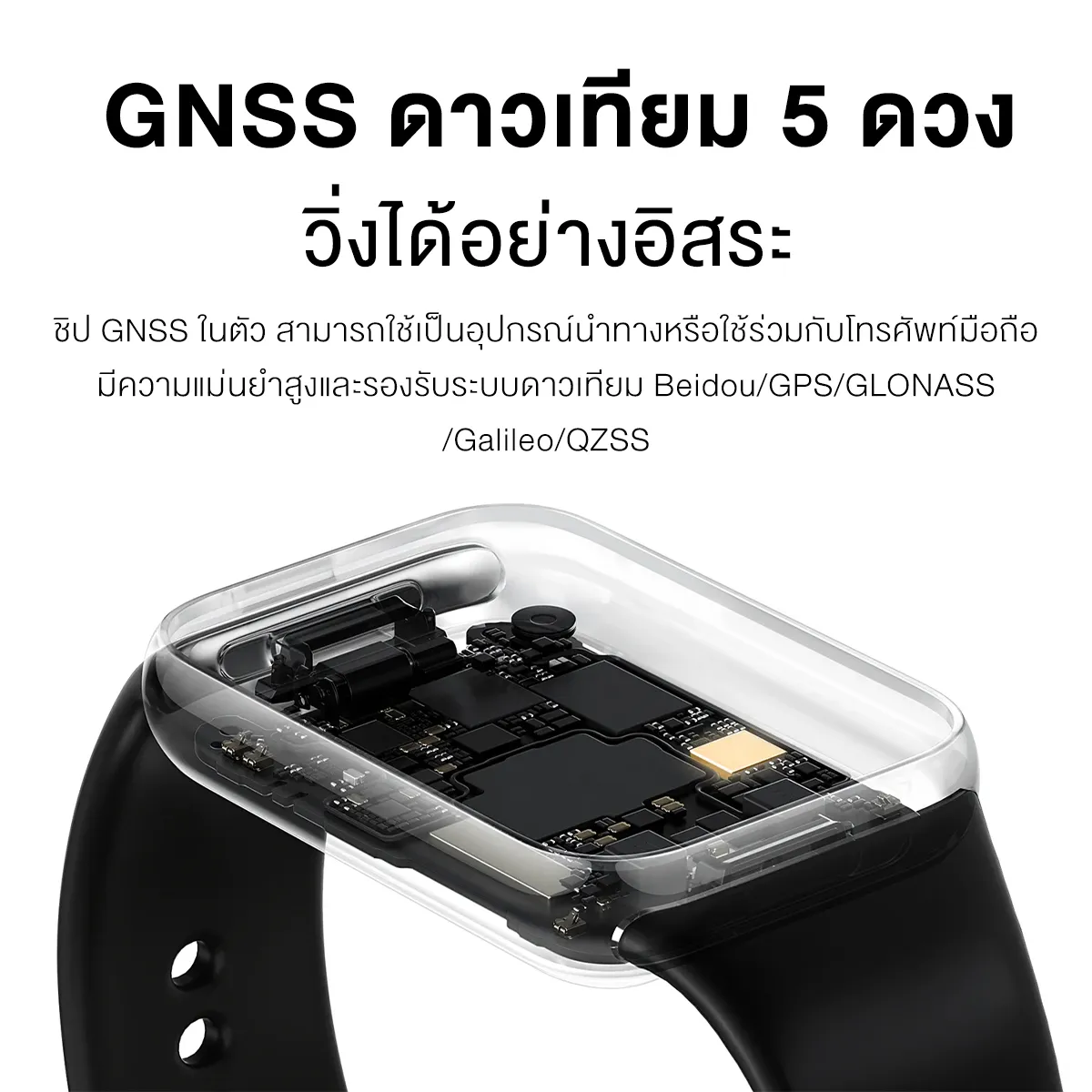 Xiaomi Mi Band 8 Pro จอแสดงผล 1.74" AMOLED 60Hz การจัดการสุขภาพหลายมิต Smart Band 8 Pro รับประกันศูนย์ไทย 1 ปี