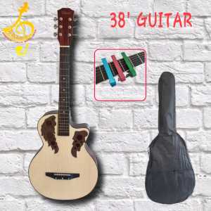 38 inch GUITAR + GUITAR BAG+STRAP -FREE PICK (PACKAGE 1/PACKAGE 2) very good sound quality
