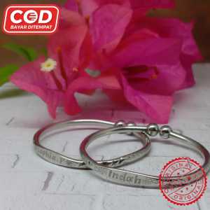 Gelang Bayi Anti Step Panas / Gelang Nama Anak Nama Sendiri Lapis Emas