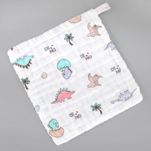 Baby Handkerchief 6 Layer Sapu Tangan Cotton Soft Six Layers Gauze Newborn Baby Towel Wash Cloth 婴儿手帕