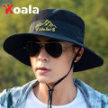 KOALA  ง่าย ม่านบังแดด กลางแจ้ง ตาข่าย เดินป่า ปีนเขา ฤดูร้อน ผ้าฝ้าย หมวกกันแดดผู้ชาย หมวกปีกกว้าง หมวกทรงถัง. 