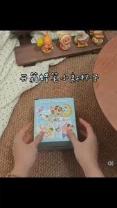 🔥Local Delivery🚚🔥Crayon Shinchan 450ml Glass Mug with Handle Cute Cartoon Drinking Cup Gift Box for Milk Tea Coffee