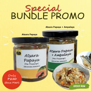 ATSARA PAPAYA + AMPALAYA - Mas Pinasarap! 100% Natural Ingredients (No Preservatives No Salt Added) - 200 ml