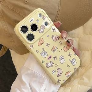 Cute Cat Planet Compatible 17promax Phone case iphone16 All Inclusive 15 Anti-Fall 13 Soft Cover 12
