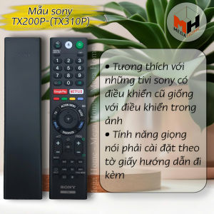Điều khiển remote giọng nói & không giọng nói tivi Sony smart (hàng mới 100%)