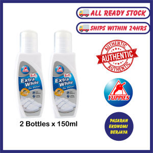 YUPPIES 2IN1 EXTRA WHITE ORIGINAL/ KAPUR KASUT PUTIH/ CANVAS RENOVATOR/ VALUE PACK/ AKSESORI KASUT/ SHOE ACCESSORIES