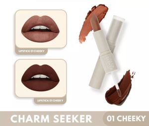 Madame Gie Charmseeker 2 in 1 Lipstik Ombre Make Up Soft Matte Finish