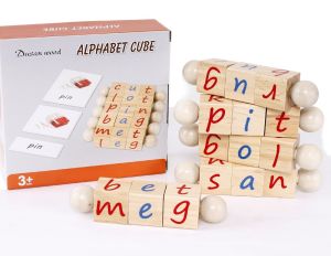 Đồ Chơi Ghép Chữ Tiếng Anh Cho Bé – Word Spelling Game Gỗ – Học Từ Vựng Thông Minh (36+ Tháng)