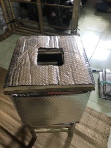 Ghế xông tre cho phụ nữ sau sinh kt 30x30x30 Ghế tre xông vùng kín cho sản phụ  (tặng kèm xốp lót ghế )