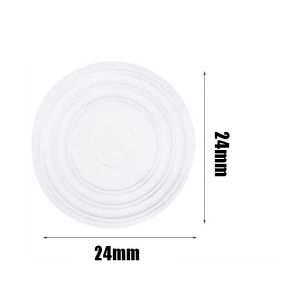 50Pcs 24MM Round Glass Table Top Bumpers Anti Slip Threaded Mat Anti Noisy Furniture Leg Pads