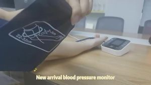 ANJOU Rechargeable Digital Monitor With Arm Cuff Voice Prompt And Big LCD