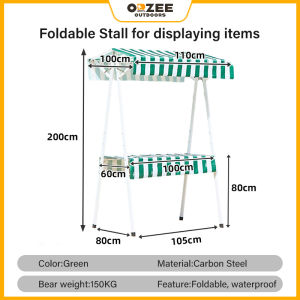 Portable Foldable Adjustable Stall Display Stand for or Flea Markets Small Businesses Exhibitions