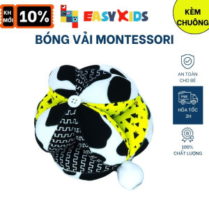 Bóng Giáo Dục Montessori Cho Bé 0-12 Tháng - Bóng Vải Hình Trái Cây Phát Triển Giáo Dục