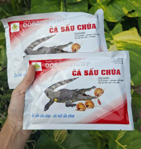 [THIEN THINH SHOP] Thuốc diệt ốc bưu vàng ốc sên dạng phun xịt hiệu CÁ SẤU CHÚA 810WP gói 70gram