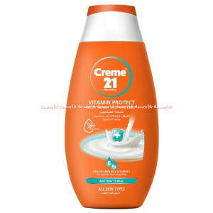 Creme 21 250ml All Bacterial Vitamin Protect Body Wash Sabun Mandi Cair All Skin Type Ultra Dry Skin Normal Skin Melembabkan Kulit