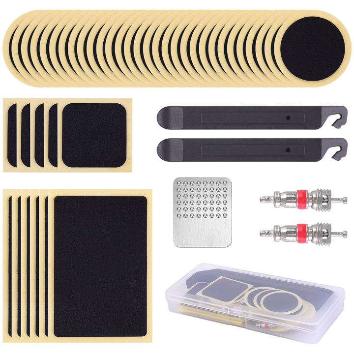15-Piece Bicycle Tyre Repair Kit - Patches, Levers, Spanner & Glue For Bike Tubes