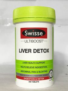 Viên uống bổ gan và giải độc Swisse Liver Detox 200 viên