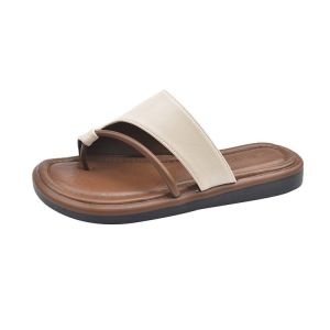 [Free Shipping] 2026 Summer New Korean Style Flat Sandals for Women Outdoor Flip-Flops Casual Beach Sandals
