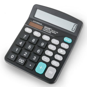 12 Digits Calculator Big LCD Display Electronic Dual Power Mode Calculators Office School Stationery 计算机