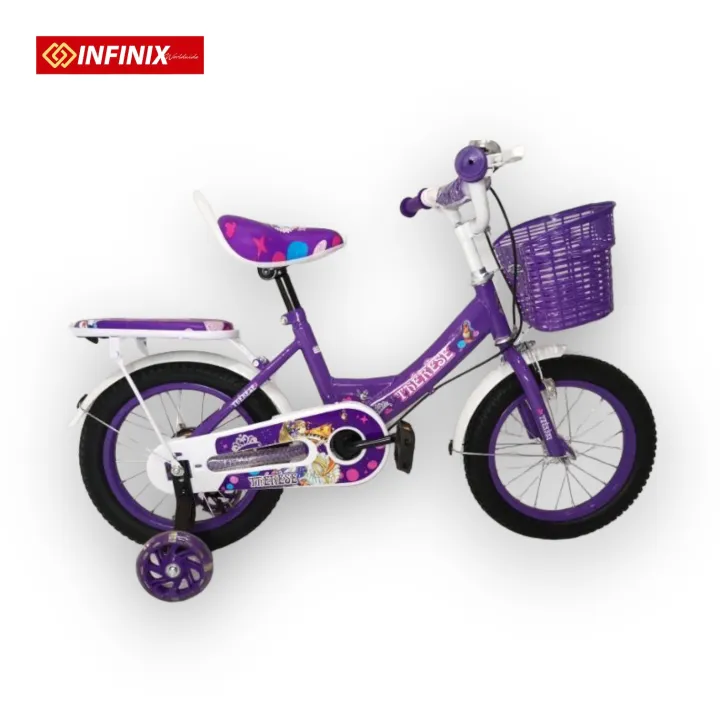 BMX 14 Therese Girls Kids Bike Purple With Basket And Carrier Lazada PH