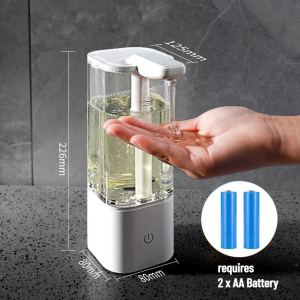 เครื่องจ่ายสบู่เหลวอัตโนมัติทำความสะอาดตัวเองเครื่องล้างมืออัตโนมัติเครื่องซักผ้ามือเหนี่ยวนำอินฟราเรดอุปกรณ์ครัวในบ้าน