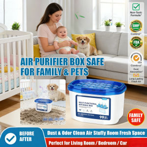 Dust Removal Magic Box Odor Eliminator Air Purifier Absorbs Dust Decomposes Odors Baby Safe Home Cleaning