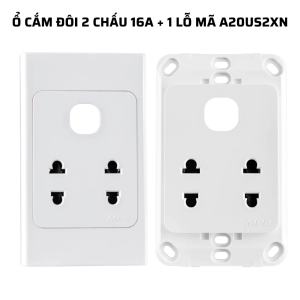(MPE) Các loại mặt có ổ cắm và lỗ công tắc công tắc 1 chiều công tắc 2 chiều A20