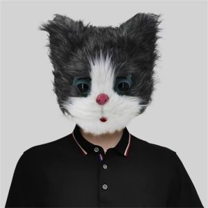 ZHONGMEET Headwear Halloween Funny Cosplay Lightweight Party Costume Funny Performance Cat Animal Adult Kids