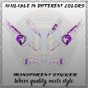 YAMAHA MIO SPORTY SAKURA GEISHA DECALS (TRANSPARENT)