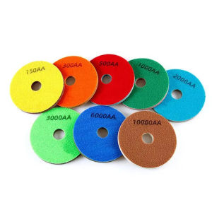 5/6 Inch 5pcs Diamond Sponge Polishing Pad Sanding Buffing Wheel Stone Granite Marble Concrete Polishing Cleaning Disc Pads-152c4c8b