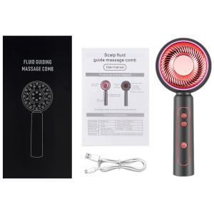 DECINIEE Electric Vibration Massage Comb Hair Follicle Comb Scalp Guiding Liquid Oil Applicator Hair Growth Head Massagers Anti Loss Care