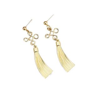 HUIHEYU Chinese Knot Girls Drop Earrings New Year Jewelry Jewelry Accessories Chinese Knot Earrings Dangle Earrings Women Ear Hook Chinese New Year Earrings