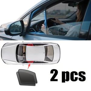 Magnetic Car Window Sunshades for RAV4 XA40 2013 2018 Easy Installation Heat Insulation & UV Protection Side Window Mesh Blinds Breathable Privacy Screen