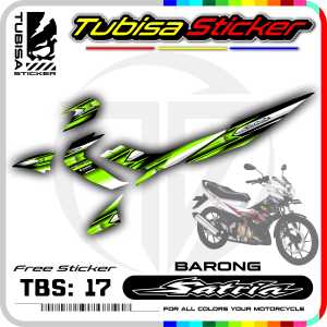 Sticker Striping Satria Fu 150 / 2006 - 2012 Barong - Stiker Striping Motor Satria. TBS.SF.17