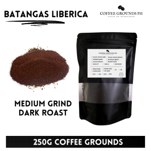Coffee Grounds PH - (Kapeng Barako) Batangas Liberica 250g Medium Grind Dark Roast Coffee For French Press Coffee Maker