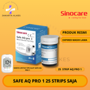 【Promo】Sinocare Safe AQ Pro 1 Alat Ukur Cek Gula Darah Instant Alat Tes Paket Pengecek Gula Darah