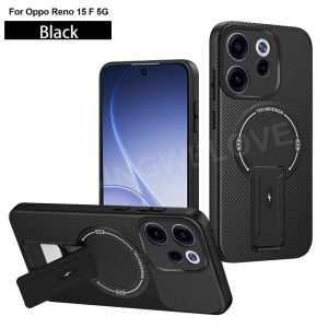 Phone Case For Oppo Reno15 F Reno 15 F FS Pro Max 15F 15FS 5G 4G 2026 Magnetic Leather Holder Shockproof Phone Casing Back Hard Cover