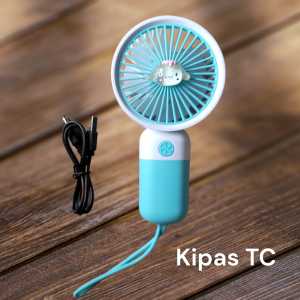 KIPAS TALI SANRIO | MINI FAN PORTABLE LUCU SANRIO | KIPAS ANGIN PORTABLE | STYLISH FAN | KIPAS MINI USB KMK