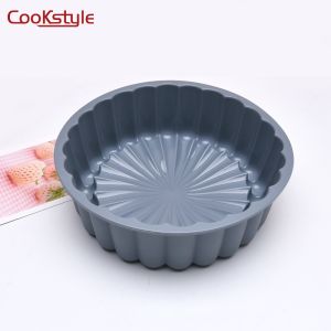 SM104 Silicone Sunflower Cake Mould Pink Blue Grey